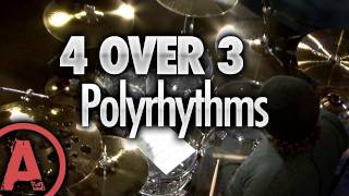 4 Over 3 Polyrhythm  Advanced Drum Lessons [upl. by Eeclehc]