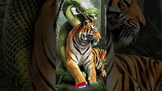 Tigers and snakes sorts Tigers snakes dinosaurs kingkong crocodilian cat AI [upl. by Osnola]