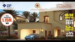 Amaranta at Villanova Dubailand by Dubai Properties [upl. by Swartz]