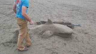 Sand sculpture time lapse [upl. by Anaehr]