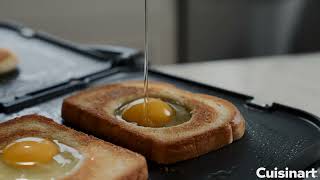 Eggs in a Hole with the Griddler® with Smokeless Mode [upl. by Diamond]