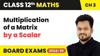 Multiplication of a Matrix by a Scalar  Matrices  Class 12 Maths Chapter 3  CBSE 202425 [upl. by Scriven]