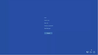 Stuck on CTRLAltDel Screen In Windows 10 FIX Tutorial [upl. by Comras814]