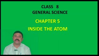 CLASS 8 SCIENCE CHAPTER 5 INSIDE THE ATOM [upl. by Notxap]