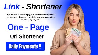 Link Shortener  Best Link Shortener ✅✅  One Page Url Shortener  Daily Payments  Earning Proof [upl. by Saxe]