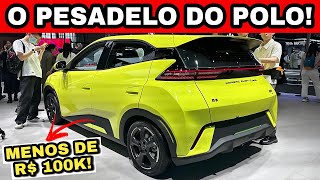 MENOS DE R 100 MIL NOVO BYD BRASILEIRO É O HATCH ELÉTRICO MAIS BARATO DO PAÍS PREÇO DE POLO 10 [upl. by Nylkaj679]