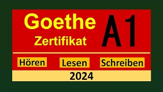 Start Deutsch A1 Hören Lesen und Schreiben modelltest 2024 mit Lösung am Ende  Vid  205 [upl. by Eyla]