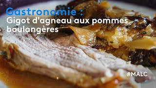 Gastronomie  gigot dagneau aux pommes boulangères [upl. by Anol]