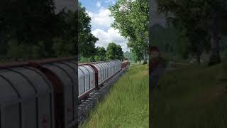 Transport Fever 2 Cargo Train Stock Footage transportfever2 [upl. by Sudoeht]