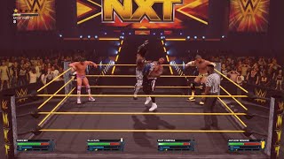 Chris Bey vs Zilla Fatu vs Matt Cardona vs Anthony Bowens  NXT Arena  WWE 2K24 [upl. by Atalaya]