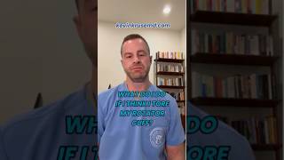 What Do I Do If I Think I Tore My Rotator Cuff rotatorcufftear orthopaedicsurgeon [upl. by Marylou74]