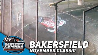 𝑯𝑰𝑮𝑯𝑳𝑰𝑮𝑯𝑻𝑺 USAC NOS Energy Drink National Midgets  Bakersfield Speedway  November 14 2023 [upl. by Einitsed]