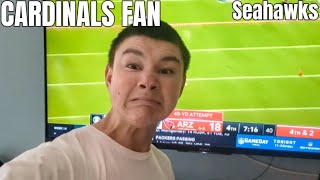 Cardinals Fan Reacts to loss vs Seahawks NFL Week 14 [upl. by Aseela81]