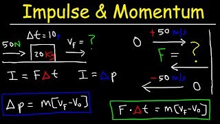 Impulse Momentum Theorem Physics Problems  Average Force amp Contact Time [upl. by Aneleh]