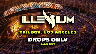 ILLENIUM Drops Only 2024  TRILOGY LOS ANGELES  ALL 3 SETS [upl. by Jelene]