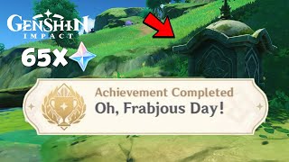 One Mora Chest Location Oh Frabjous Day  Genshin Impact Achievement [upl. by Kwang]