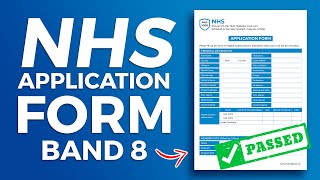 NHS APPLICATION FORM EXAMPLE BAND 8 Band 8 Application Form SUPPORTING INFORMATION Examples [upl. by Ehcor114]