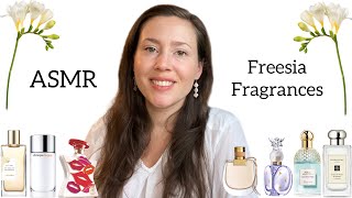 ASMR  My Freesia Perfume Collection  Glass Tapping amp Whispering [upl. by Asta102]