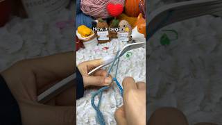 had a lot of fork ups but finally got there 😭 crochet crocheting crochetring crochettutorial [upl. by Schechinger]