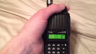 Icom V80 programming tutorial [upl. by Ricard406]