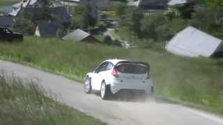 Rallye de l épine 2014  Test Ludo Bogey Fiesta WRC [upl. by Arebma738]