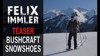 How to improvise Bushcraft Snowshoes  TEASER  Bushcraft Schneeschuhe  TEASER [upl. by Anirak]