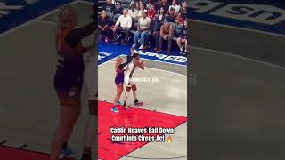 Caitlin Clark heaves ball down court wnba caitlinclark basketball [upl. by Dennett]