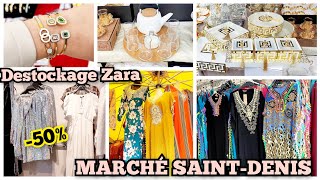 MARCHÉ DE SAINTDENIS DESTOCKAGE ZARA 😱50 PETIT PRIX [upl. by Olag766]