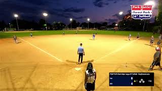 Iron vs BTA  6122024  Park District of Forest Park Mens Major League 16quot Softball [upl. by Ordnasil]