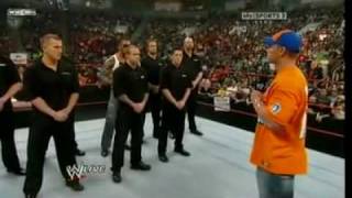 john cena and batista final face off [upl. by Flita891]