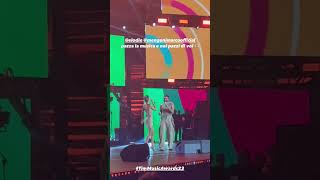 Marco mengoni e elodie ai Tim music awards 23 [upl. by Yboc]