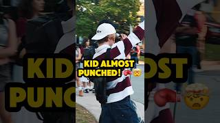 😳🥊✝️ KID ALMOST GETS PUNCHED [upl. by Htebasile]