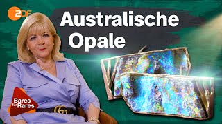 Funkelnde Opale Elke verwandelt Manschettenknöpfe in Collier und Armreif  Bares für Rares [upl. by Neela884]