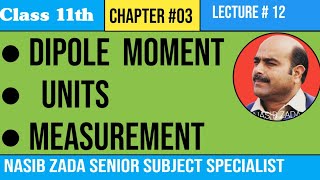 DIPOLE MOMENT BASIC CONCEPT MEASUREMENT OF DIPOLE MOMENT NASIBZADASSS [upl. by Arteid]