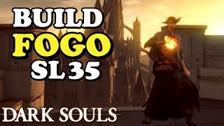 COMO CRIAR BUILD DE PIROMANTE PARA INICIANTES LEVEL 35 DE DARK SOULS [upl. by Weidar167]