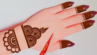 Easy Arabic Mehndi Design Tricks 2024  Back Hand Mehandi Design  Stylish Mehandi Design  Mehndi [upl. by Mattson]