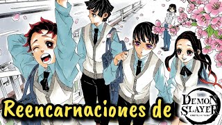 ¡Las REENCARNACIONES de los CAZADORES 🔥 Demon Slayer  Kimetsu no yaiba [upl. by Idorb958]