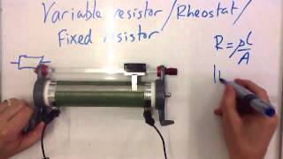 Setting Up A Variable Resistor Rheostat or Fixed Resistory [upl. by Felic]