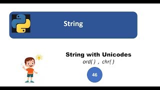 Interview Prep Python Part46  STRING With UNICODES ordchr [upl. by Doti653]