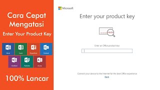 Cara mengatasi Enter your product key pada Microsoft [upl. by Yssak]