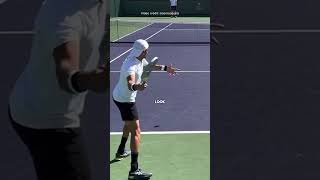 Matteo Berrettinis Forehand Power Secret💥  Video credit zenracquets [upl. by Nevet]