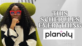 SCHEDULING TOOLS How to schedule all your social media content with Planoly [upl. by Enttirb815]