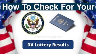 How To Check Dv Lottery Result  Green Card Lottery Result 2024 [upl. by Aara]