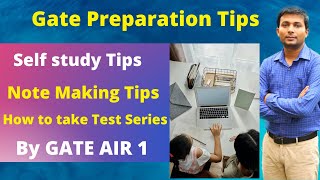 How to prepare for GATE by Self Study  GATE Preparation strategy by AIR 1 [upl. by Mignonne]