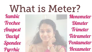 What is Meter in poetry Explanation in Malayalam Syllable [upl. by Initof]