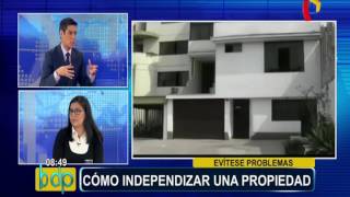 Sunarp sepa cómo independizar una propiedad [upl. by Nored]