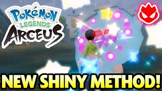 NEW EASY  FAST SHINY ALPHAS with Massive Mass Outbreaks in Pokemon Legends Arceus [upl. by Trella]