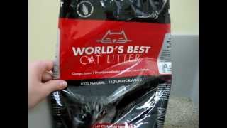 Worlds Best Cat Litter Multi Cat Clumping Formula Product Review [upl. by Gearalt]