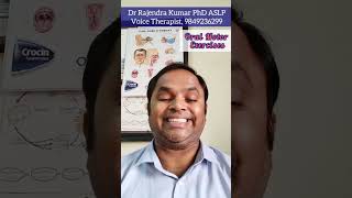 Oral Motor Speech Exercises for Strengthening amp Improving Speech by Dr Rajendra Kumar PhD 9849236299 [upl. by Glavin]