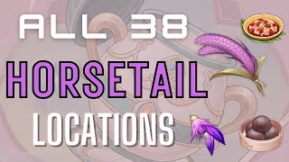 ALL 38 Horsetail locations  GENSHIN IMPACT [upl. by Brent]